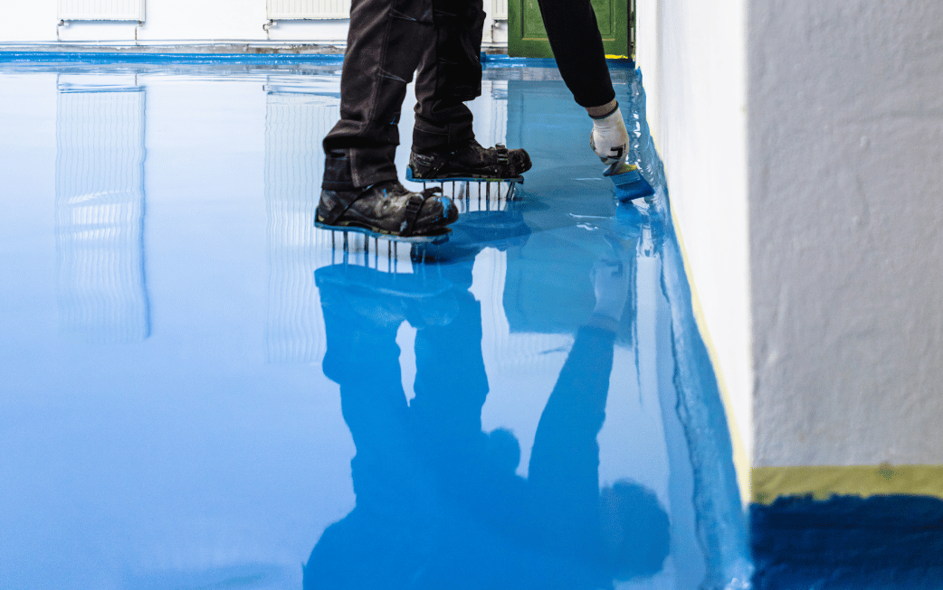 Epoxy resin floor coating prices Columbus